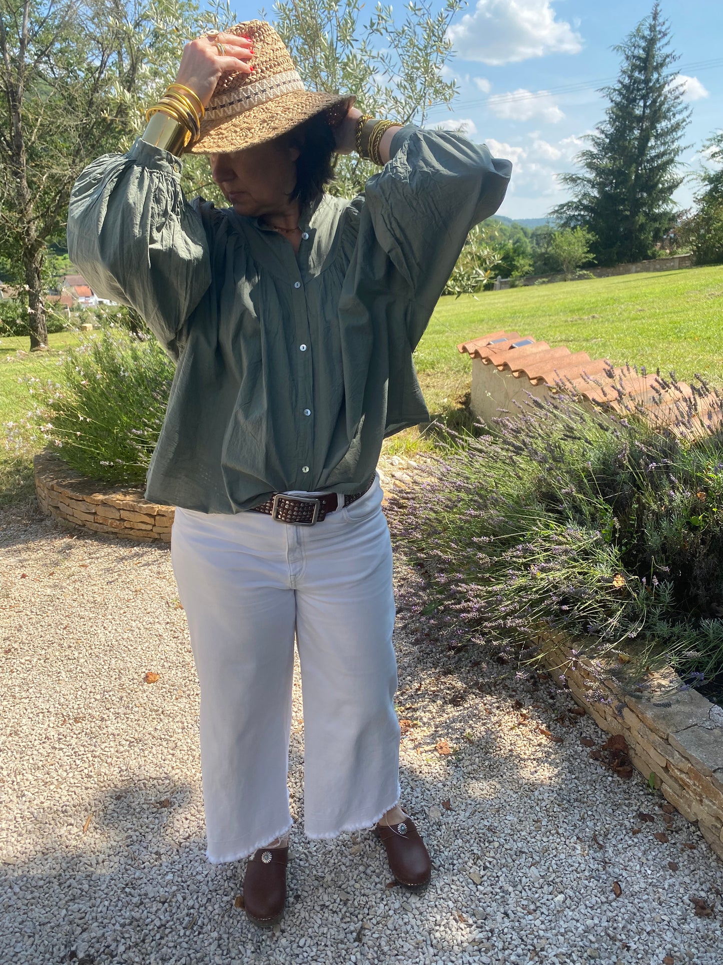 Blouse Constance - Kaki