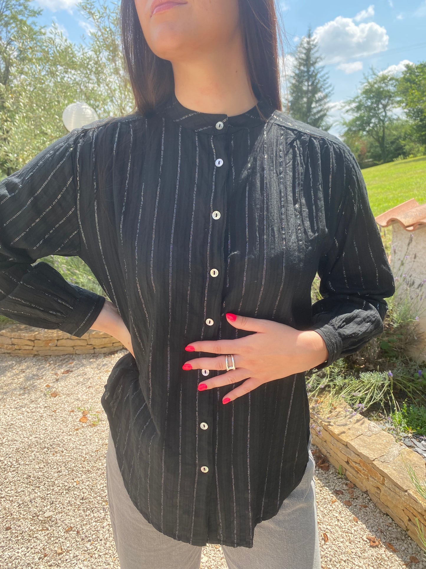 Blouse Louise - Noir