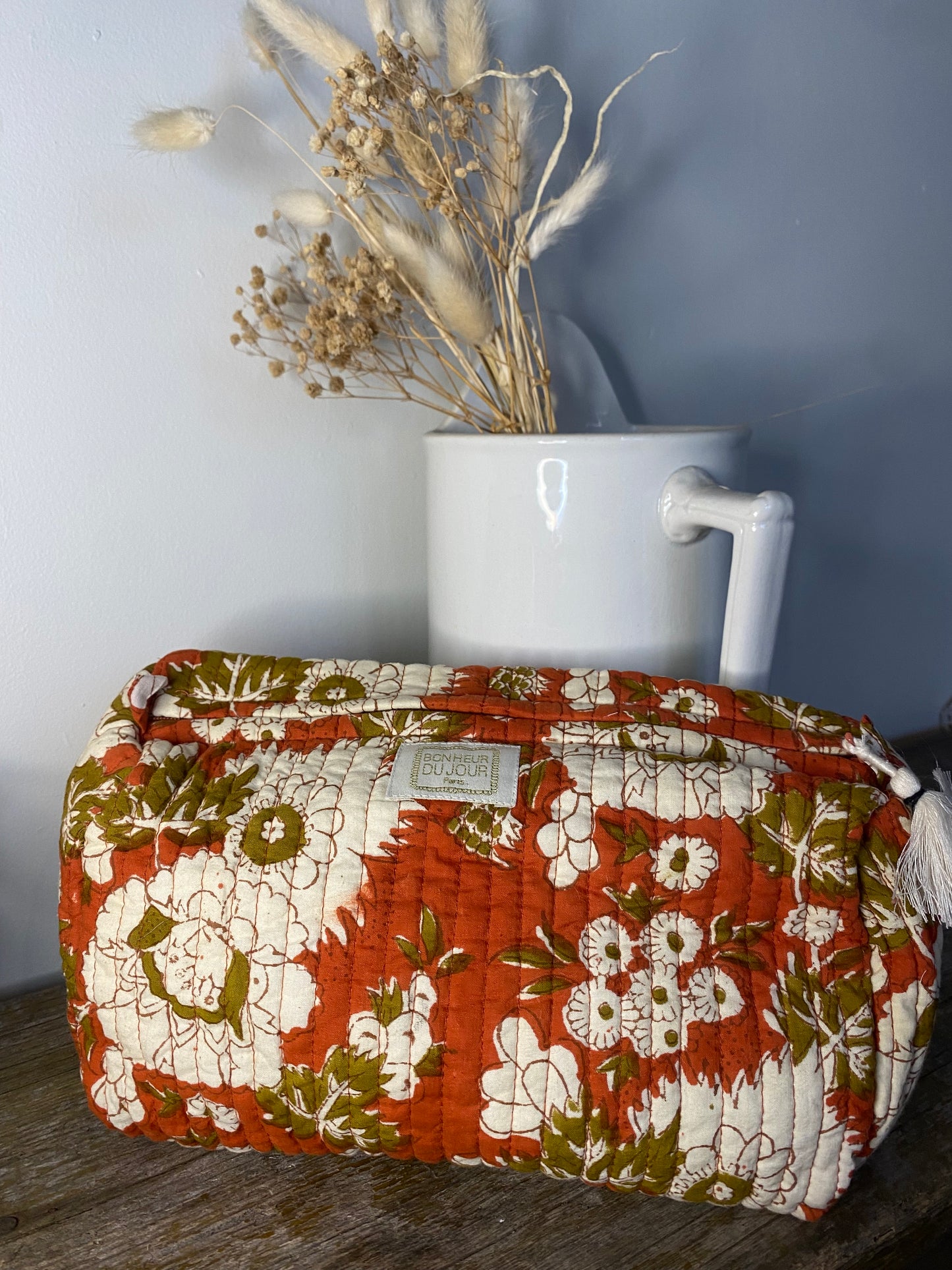 Trousse de toilette matelassée Camille