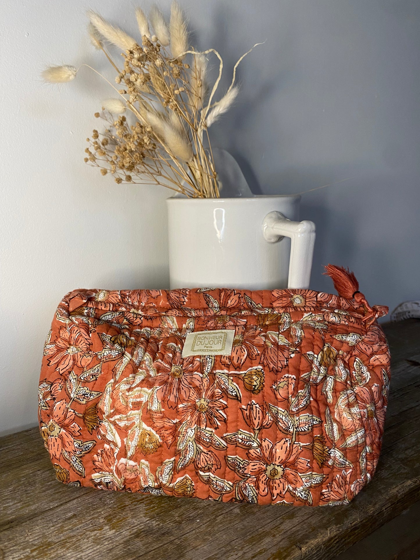 Trousse de toilette matelassée Camille