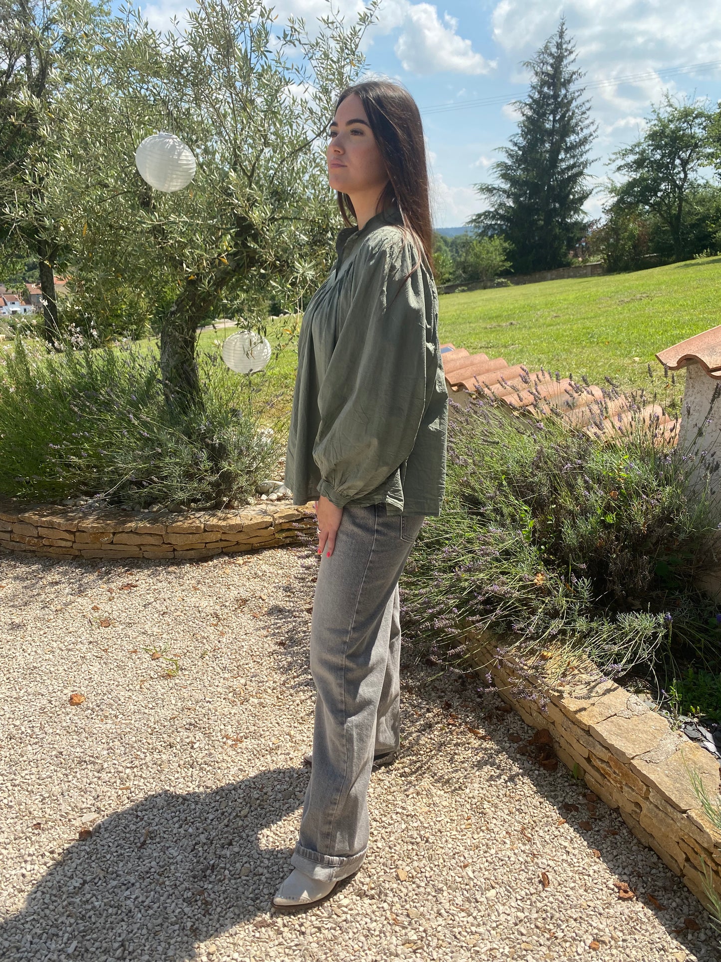 Blouse Constance - Kaki