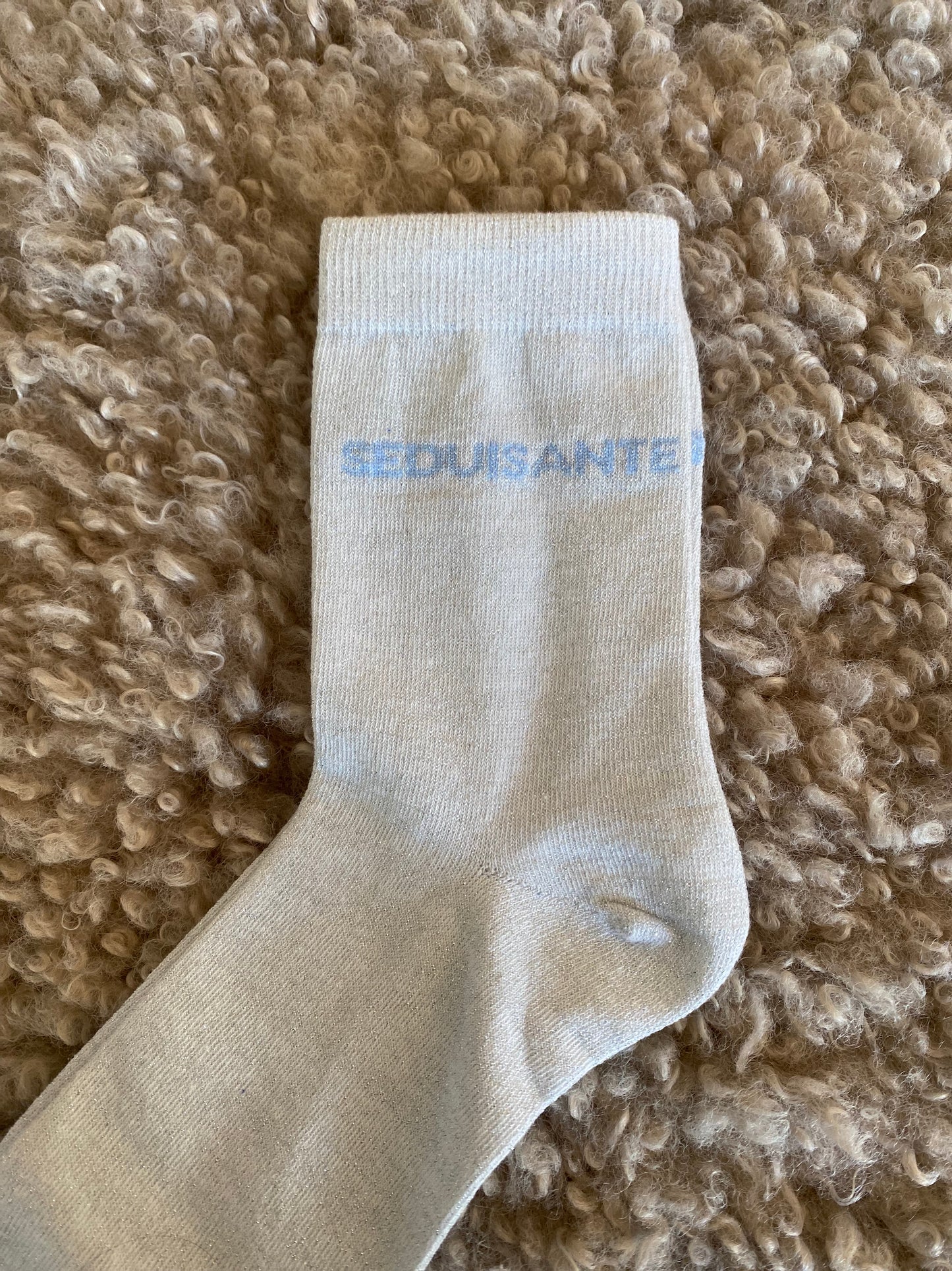 Chaussettes paillettes « séduisante »