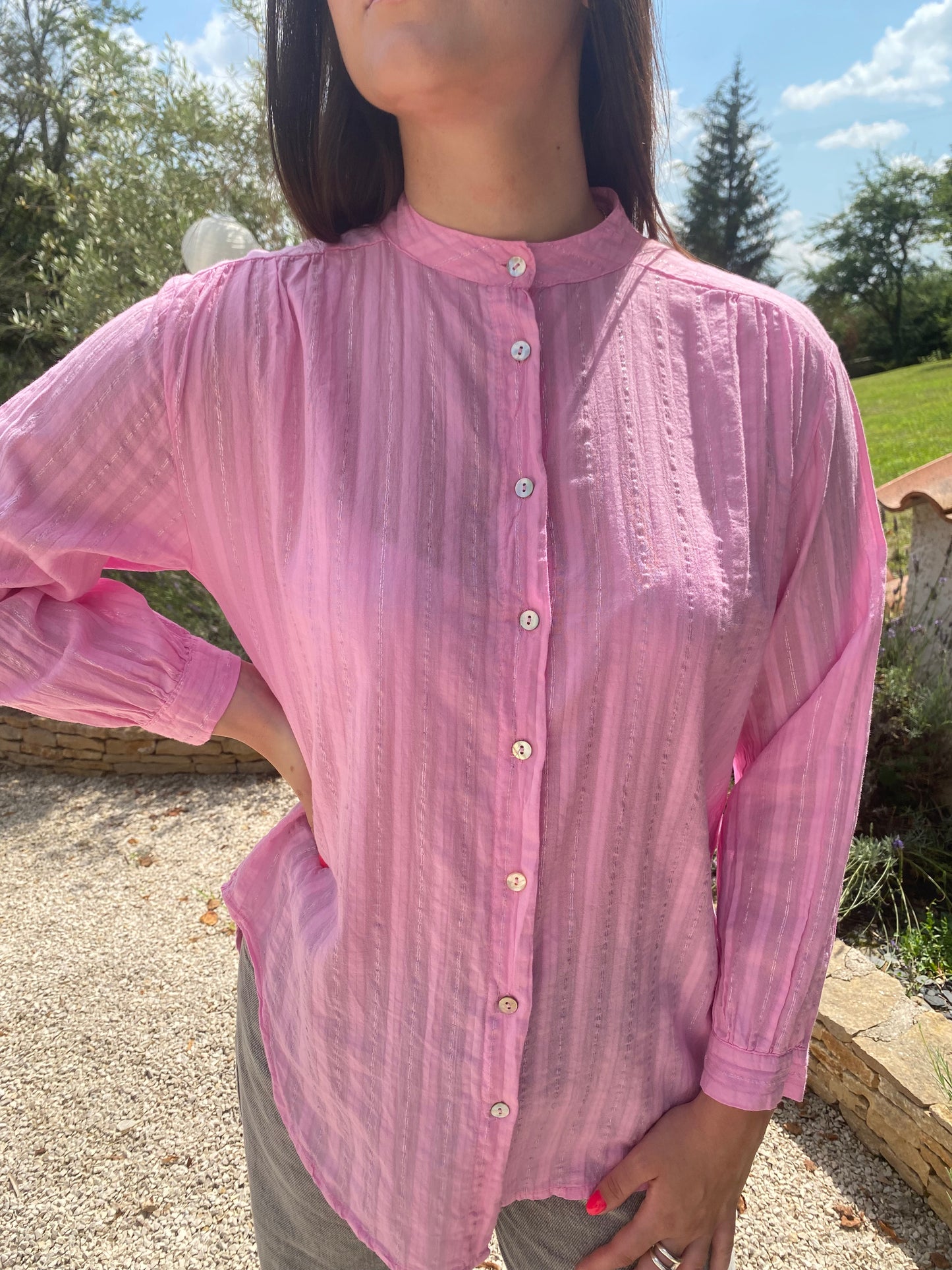 Blouse Louise - Rose
