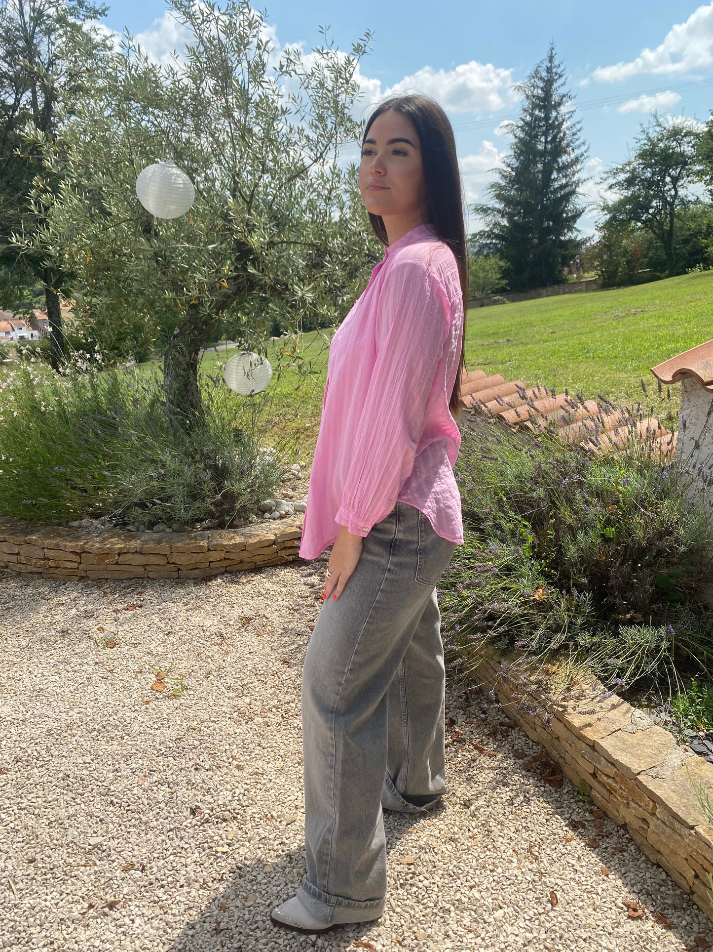 Blouse Louise - Rose