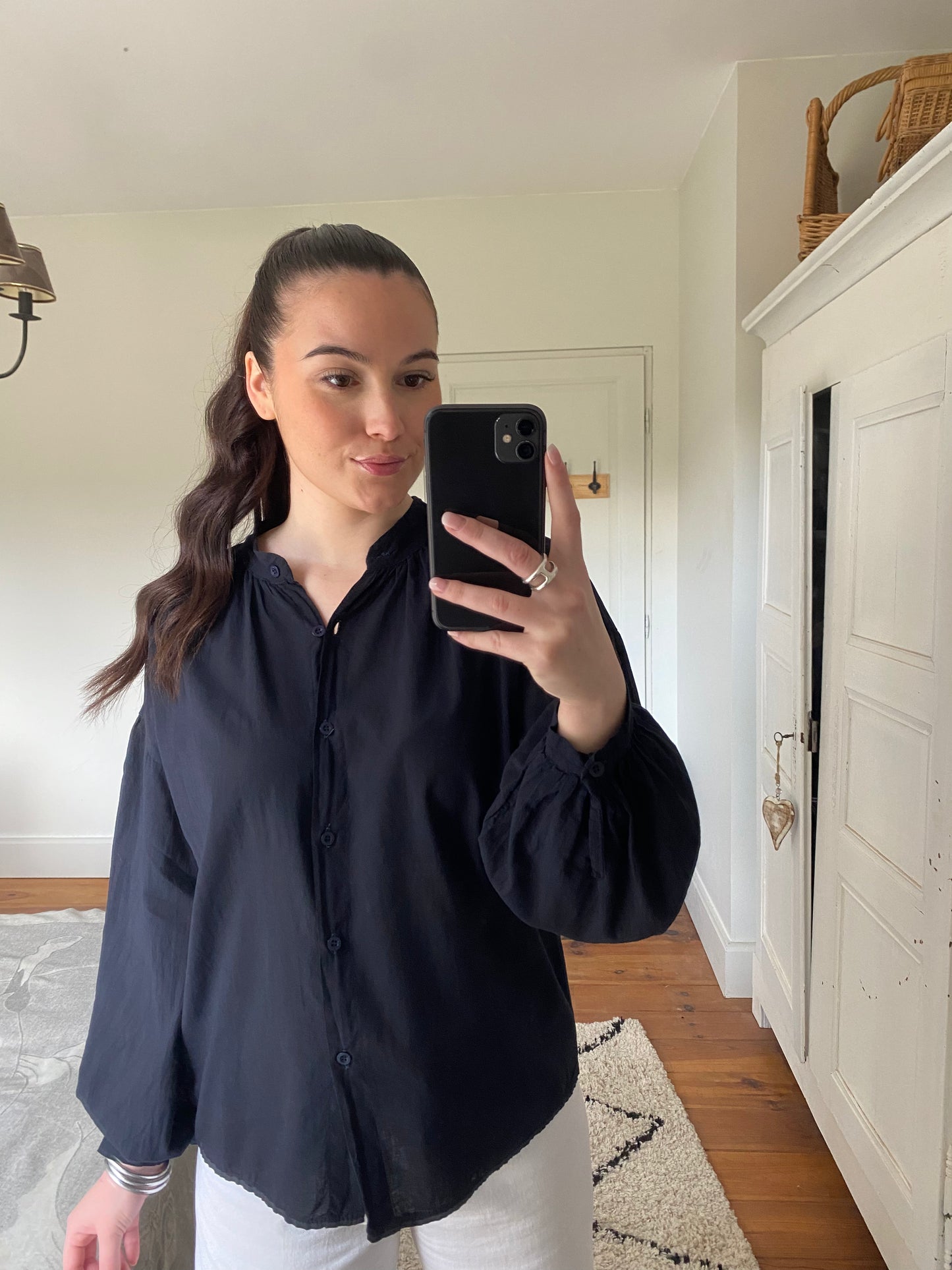 Blouse Chloé - Bleu nuit