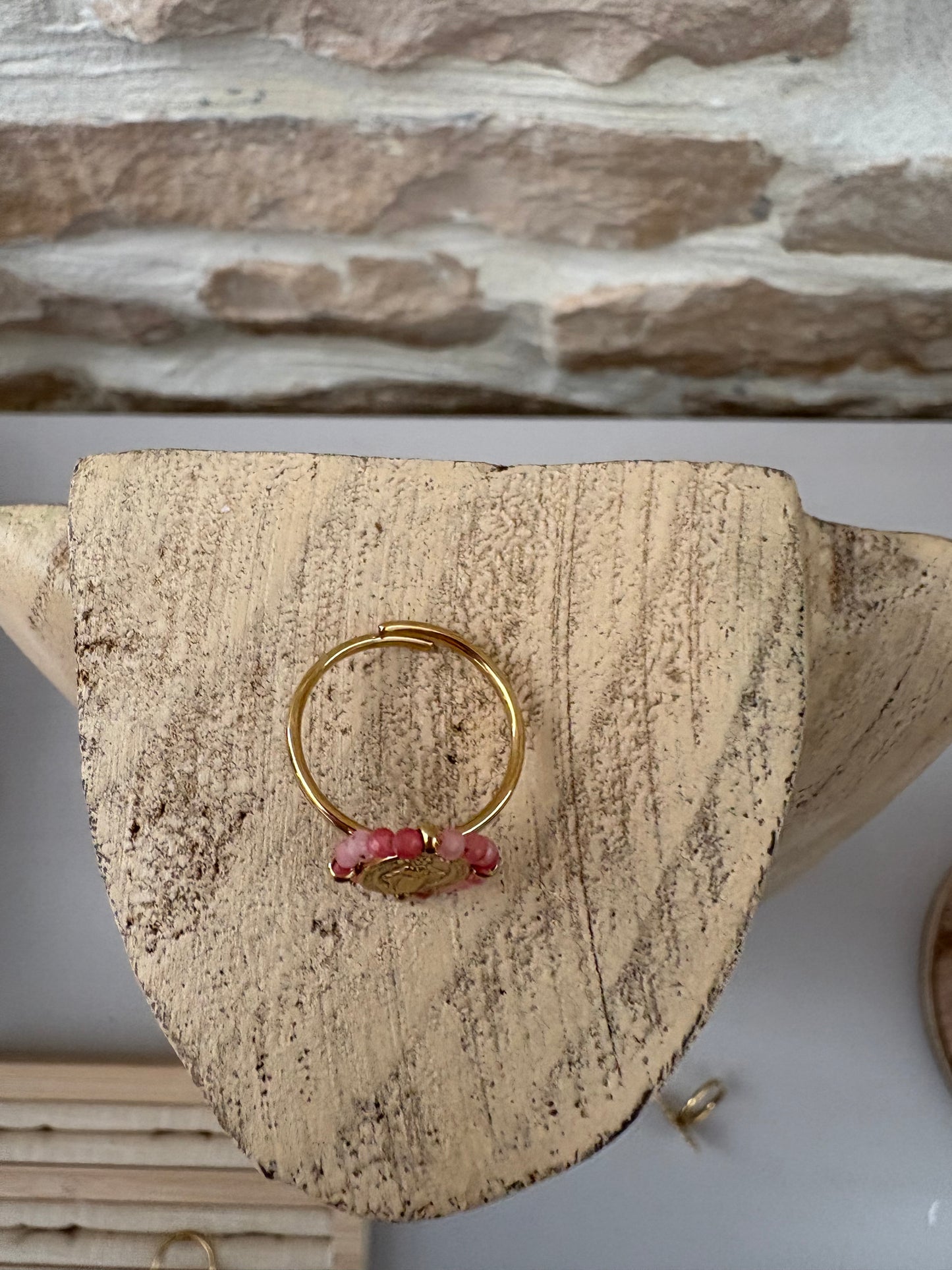Bague vierge - Rose