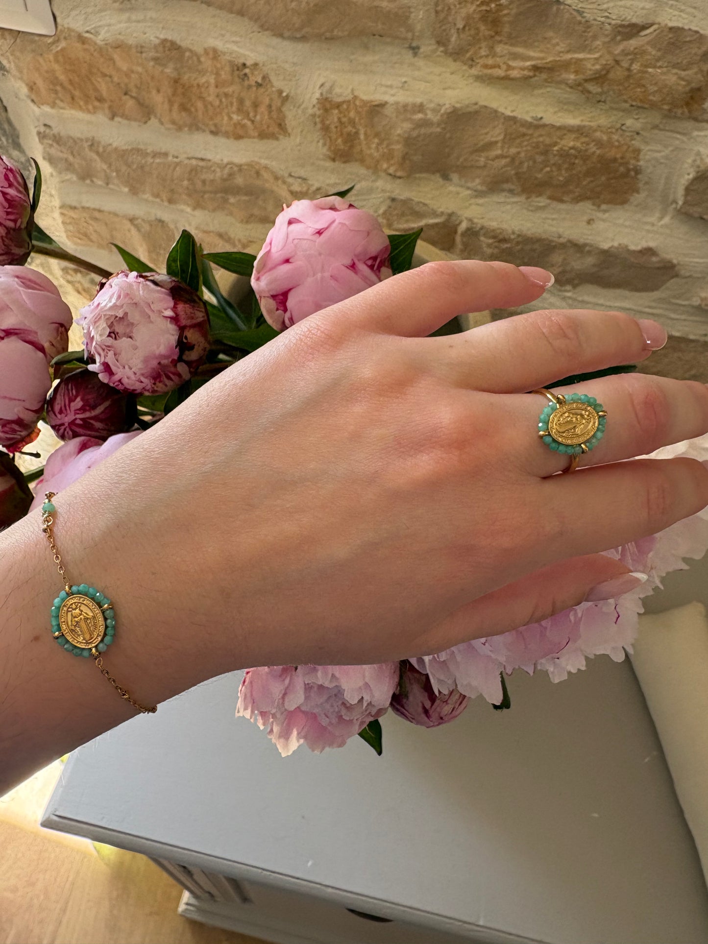 Bracelet vierge - Turquoise