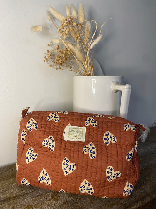 Trousse de toilette matelassée Camille