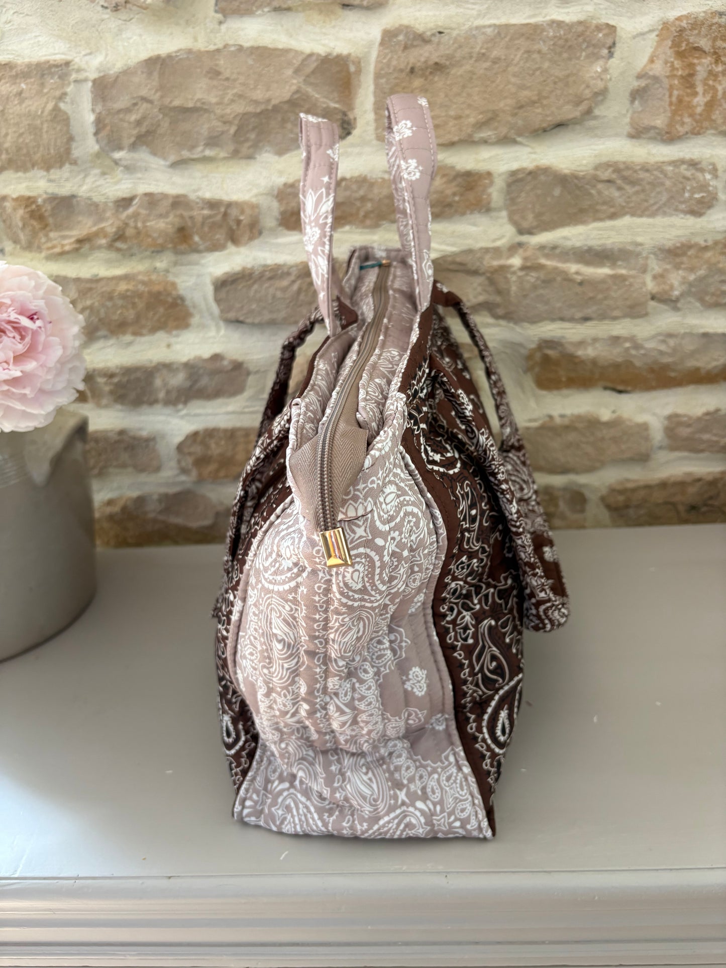 Sac matelassé bandana