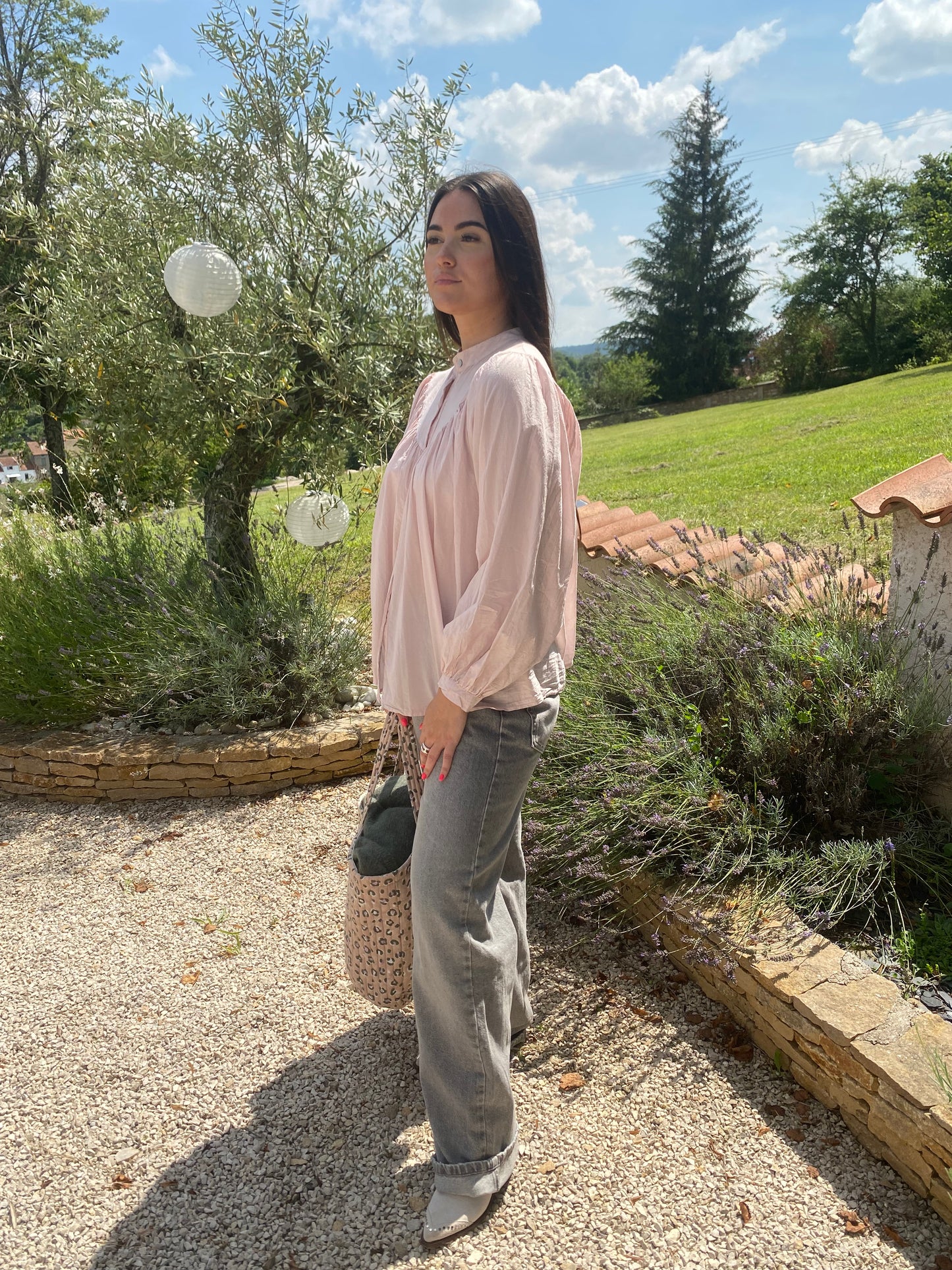 Blouse Constance - Rose