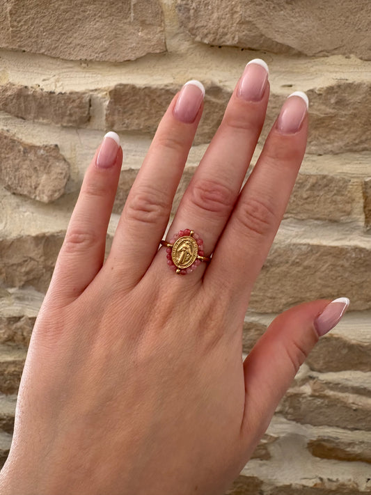 Bague vierge - Rose