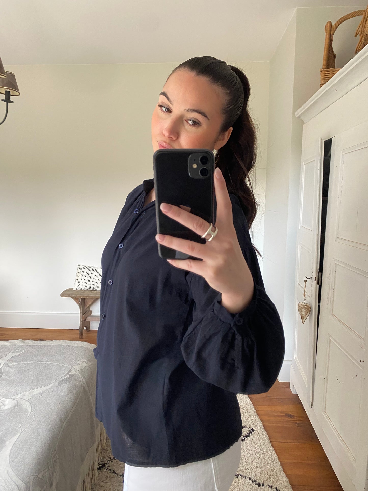 Blouse Chloé - Bleu nuit