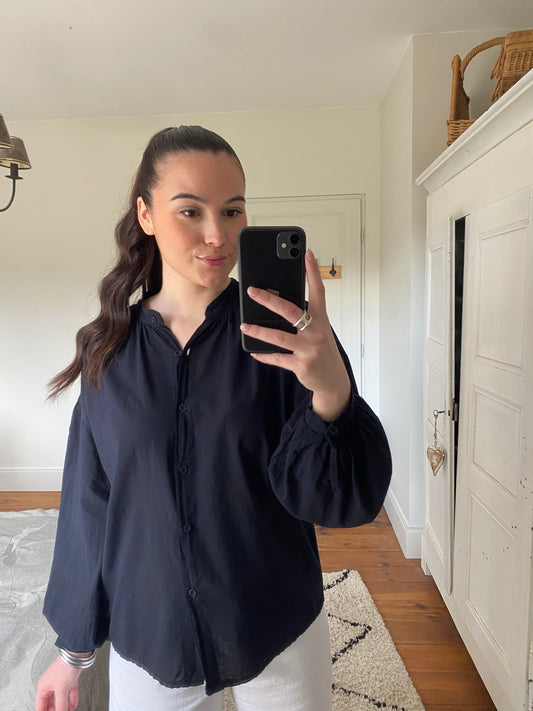 Blouse Chloé - Bleu nuit