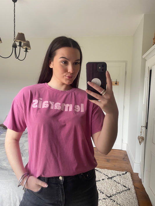Tee-shirt Le Marais - Framboise