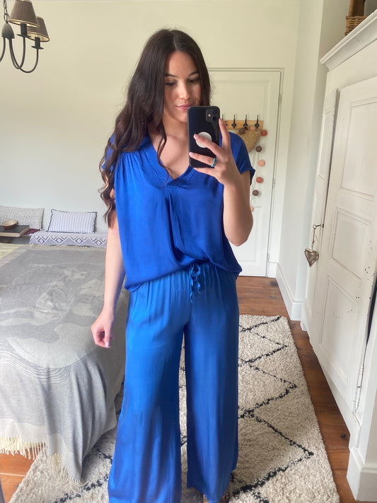 Pantalon Philippine - Bleu roi